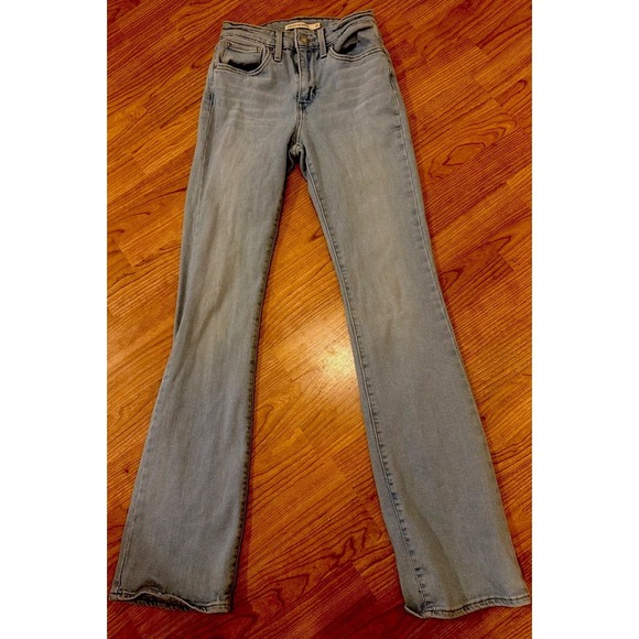 Levi's Denim - Levi's 725 High Rise Bootcut Denim Jeans  Sz 25 light wash Stretch Classic